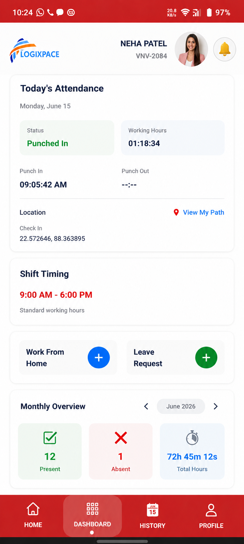 Dashboard Preview